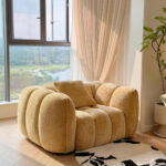 Modern Compressed Armchair Foam Couch Vaccum Compression Pack Compressed Lazy Sofa Bench