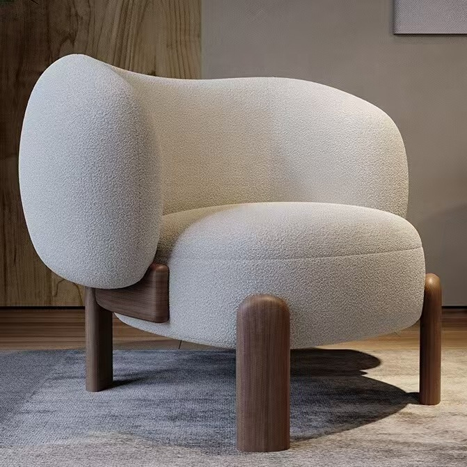 High Resilient Foam Padded Living Room Accent Chair - Image 5
