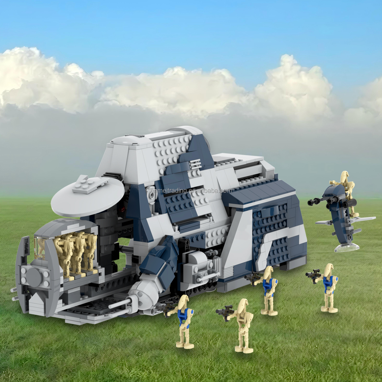 Space War Trade Union Troop Carrier MTT Building Blocks Sets Gift Puzzle Toys Educational Toys for Kids - Image 3