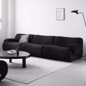 Luxury Vacuum Compressed Foam Sectional Sofa Set Modular Corner Couches for Living Room Convertible Modular Compression Sofa