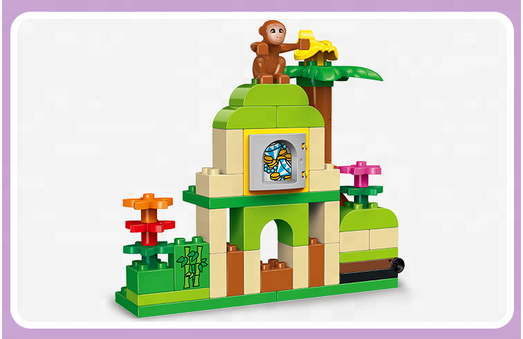 Educational DIY Toys ABS Large Building Block Toys Zoo Block Toys - Image 2