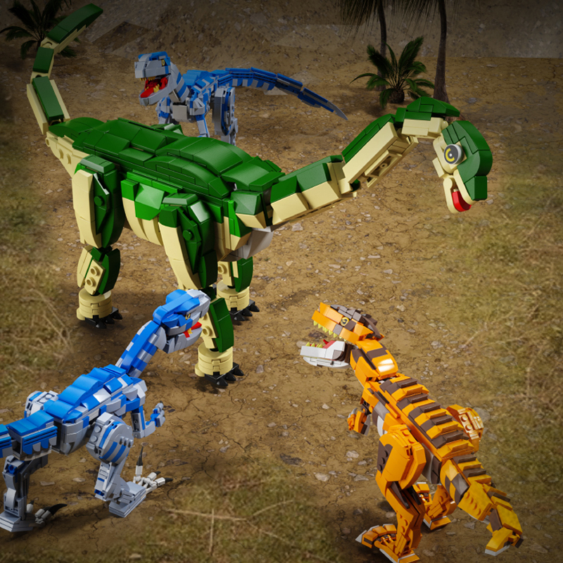 Blocks With Light Model Toys 649pcs Block Series Kids Creative Building Blocks Toy - Image 2