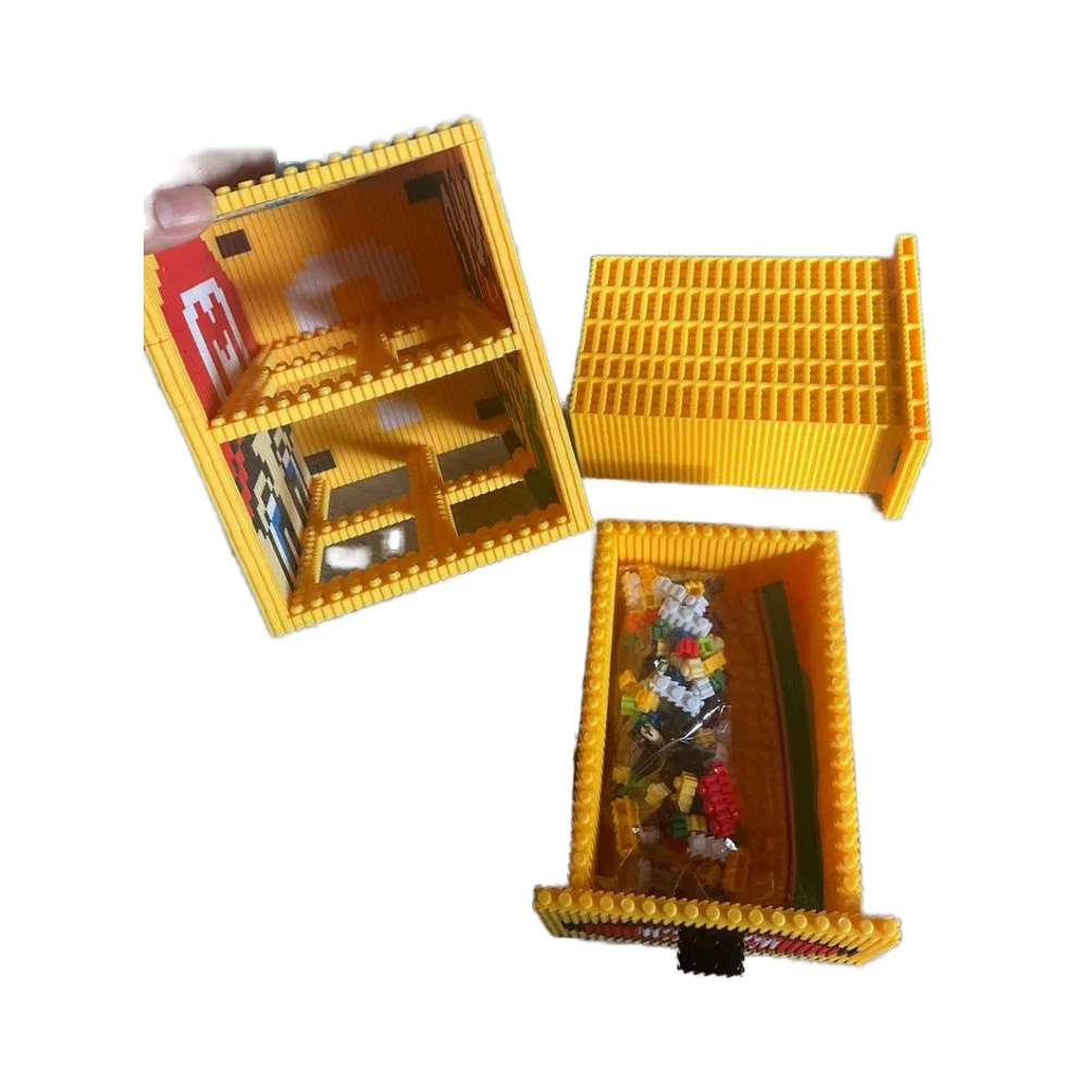 Mini Educational Building Blocks Diamond Brick Assembling Figure Cartoon Toys Plastic Model - Image 6