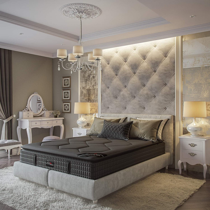 Full King Size Orthopedic Foam Mattress Roll Gel Memory Foam Pocket Spring High Quality Spring Mattress - Image 3