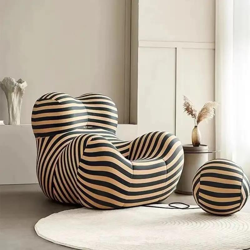 Creative Luxury Italian Living Room Furniture Mother's Hug Recliner Compressed Sofa Lazy Chair