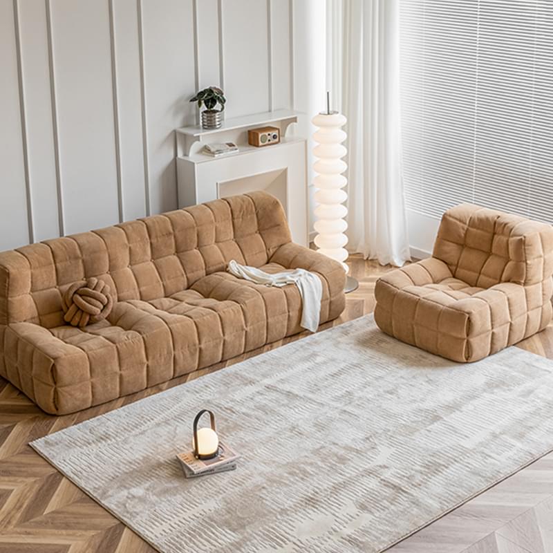 Modular Minimalist Compressed Vacuum Foam Sofa Set Home Villa Apartment Comfortable Bed Sponge Living Room Sectional Couch