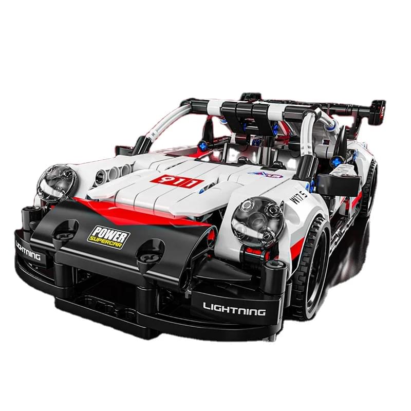Technical Racing Sport Car Model Building Blocks City Speed Vehicle Supercar Brick Puzzle Toys Kid Adult