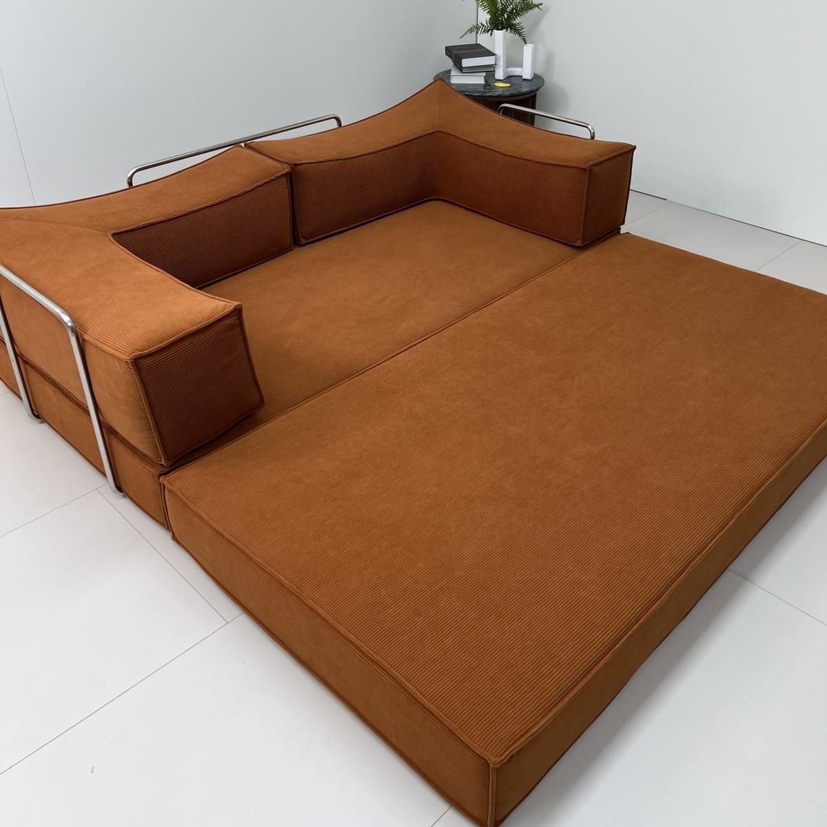 Folding Sofa Bed Fabric Modular Sofa Detachable and Compressible Living Room Sofa