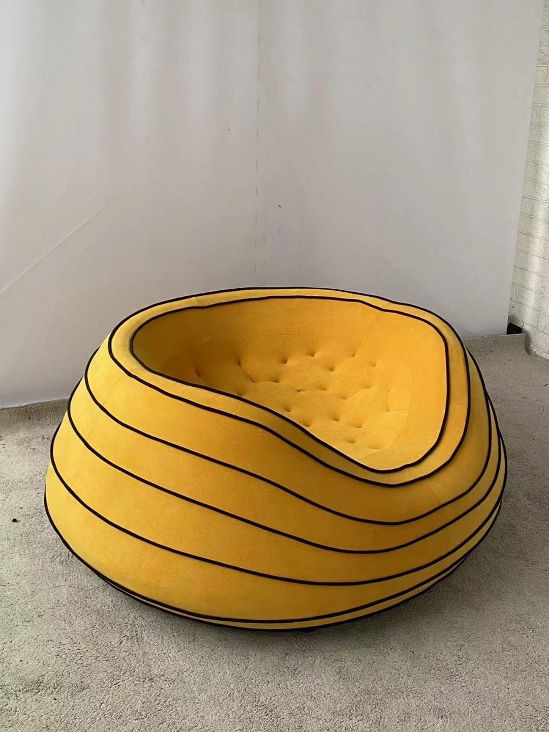 Egg Shape Memory Foam Lazy Couch Chair