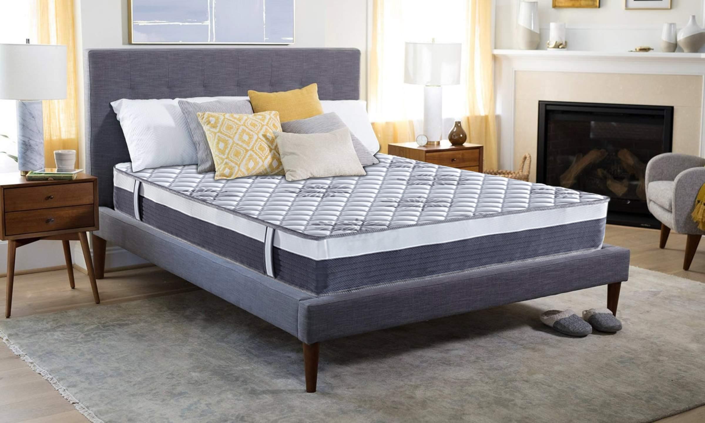 Spring Mattress Manufacturer Custom High Sleep Quality 200 X 180 Pocket Spring Foam Mattresses Vacuum Compressed